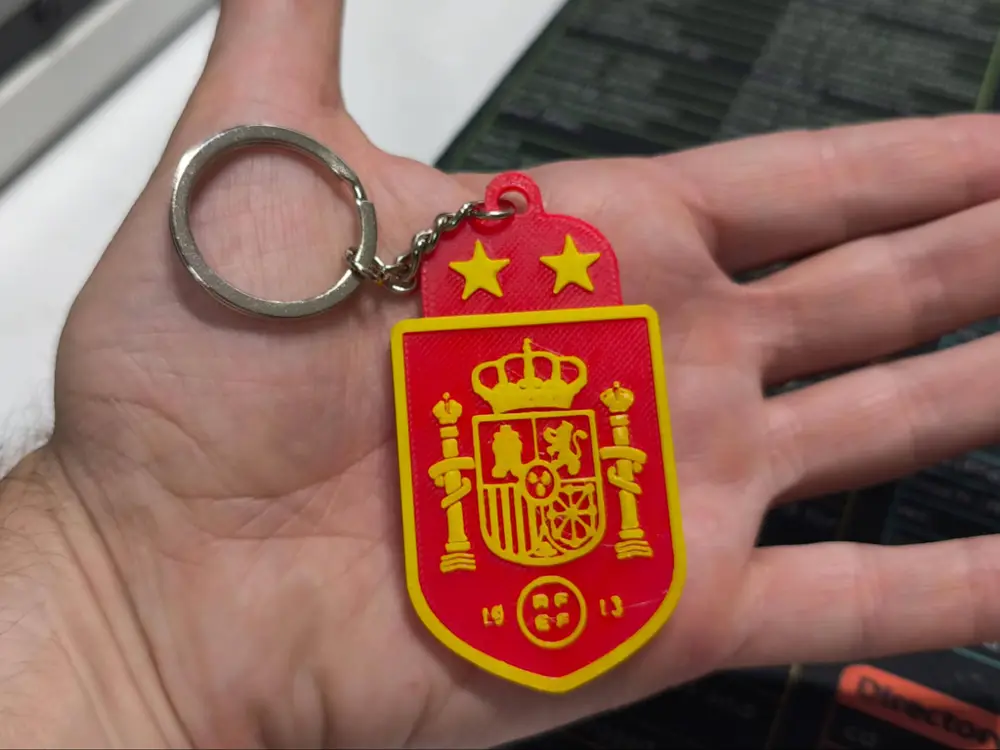 Llavero Escudo España "Dos Estrellas" 2026
