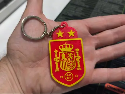 Llavero Escudo España "Dos Estrellas" 2026