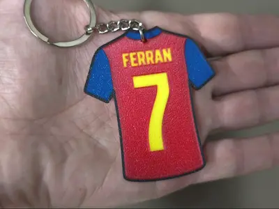 Llavero Camiseta Ferran Torres #7 España 2026
