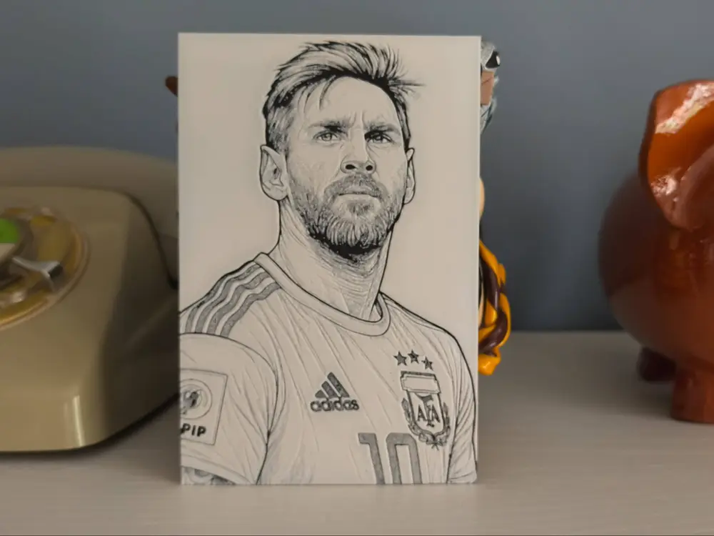 HueForge Messi