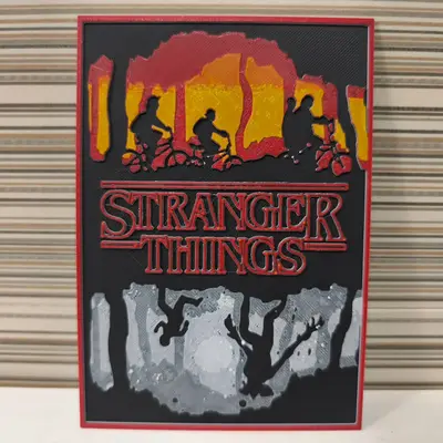 Hueforge Stranger Things Póster