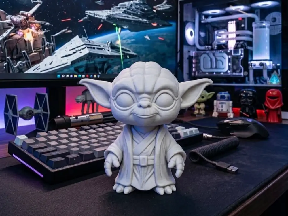 Yoda Chibi en Mármol