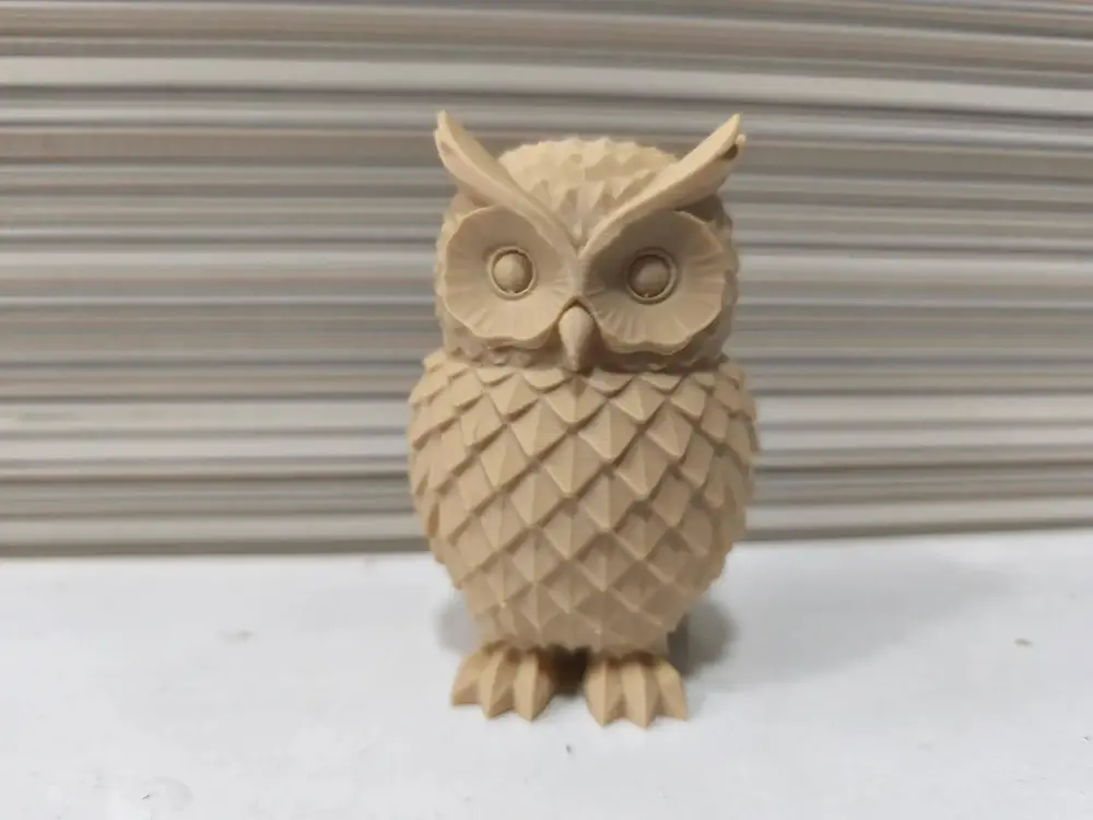 Búho geométrico 3D