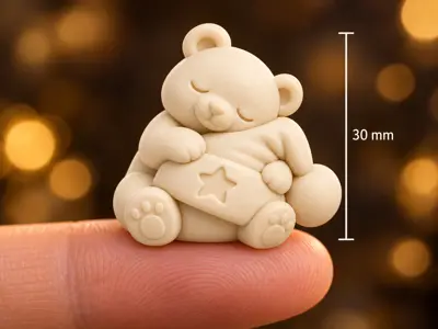 Mini Sleepy Bear – 30 mm