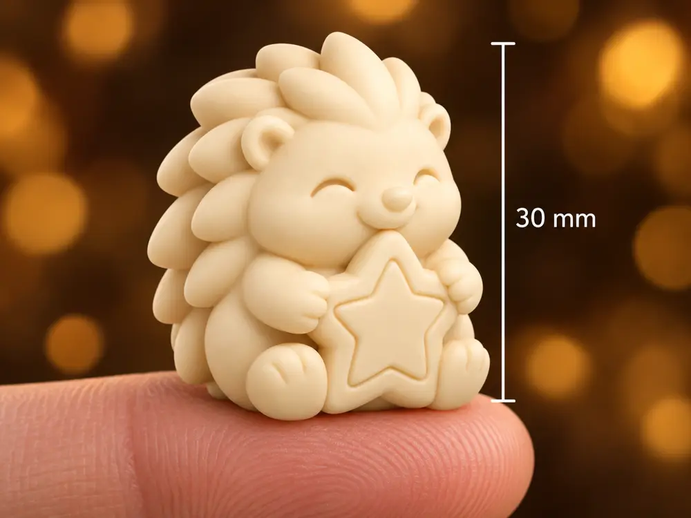 Mini Gingerstar Hedgehog – 30 mm