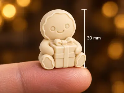 Mini Gingerbread Gift – 30 mm