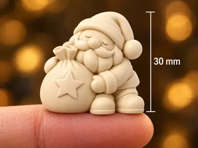 Mini Sleepy Santa – 30 mm