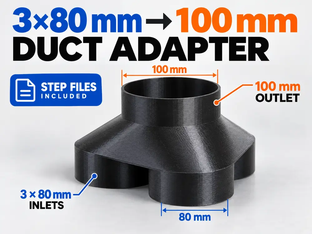 四通 80mm转100mm