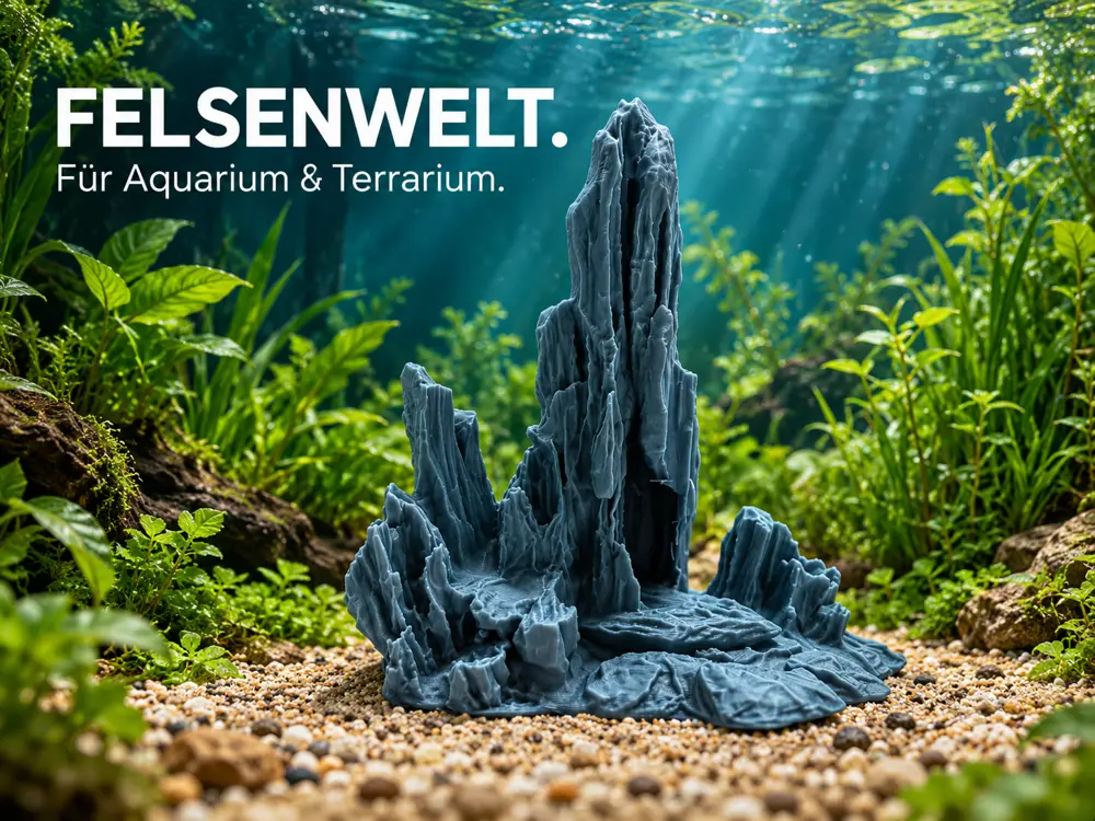 Felsenturm – Deko für Aquarium & Terrarium