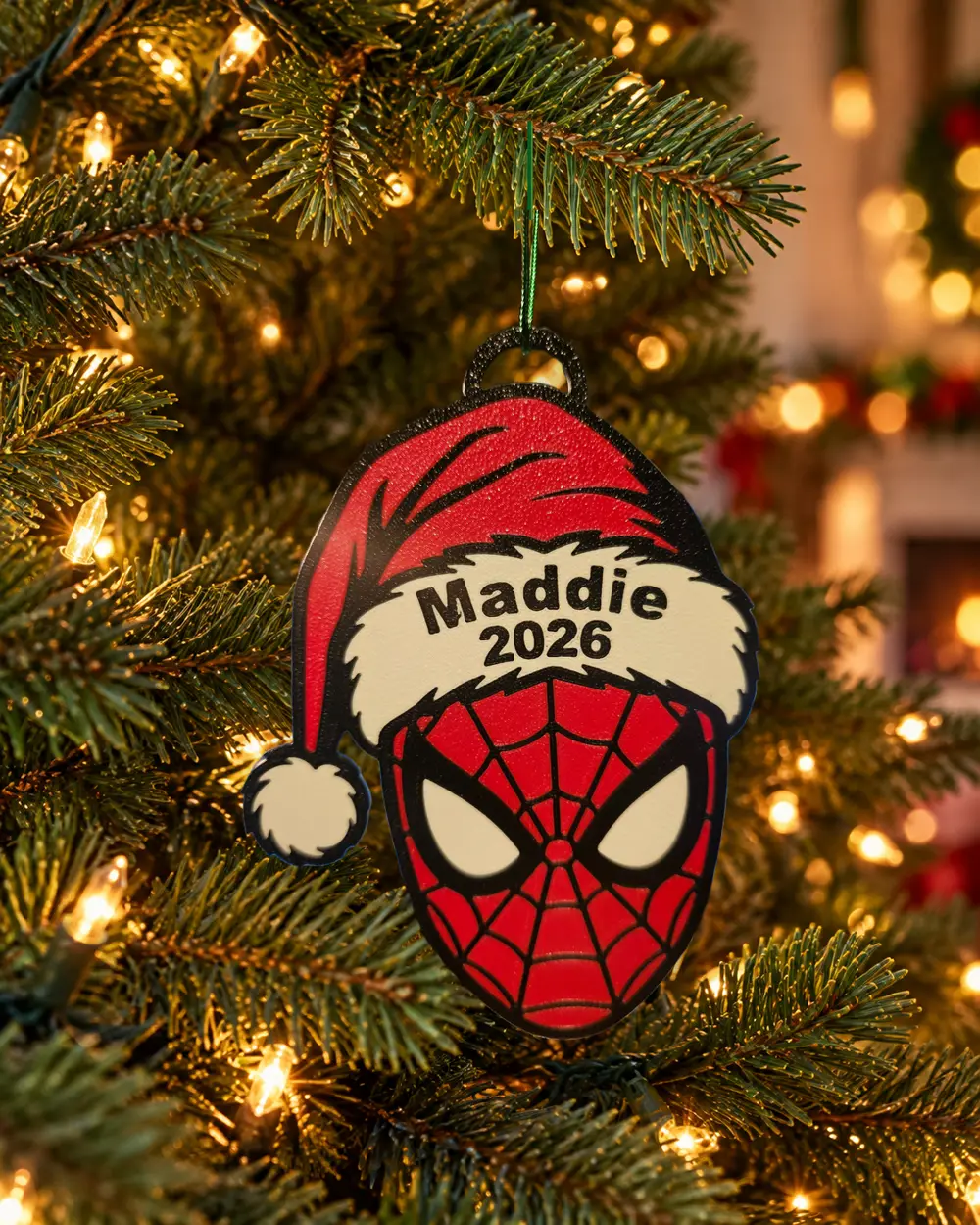 Spiderman Ornament - Personalizable