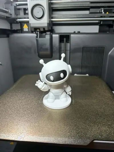Cute Space Buddy – Mini Robot Figure 3D Print