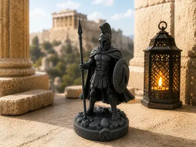 Ancient Greek Warrior – Spartan Hero Statue