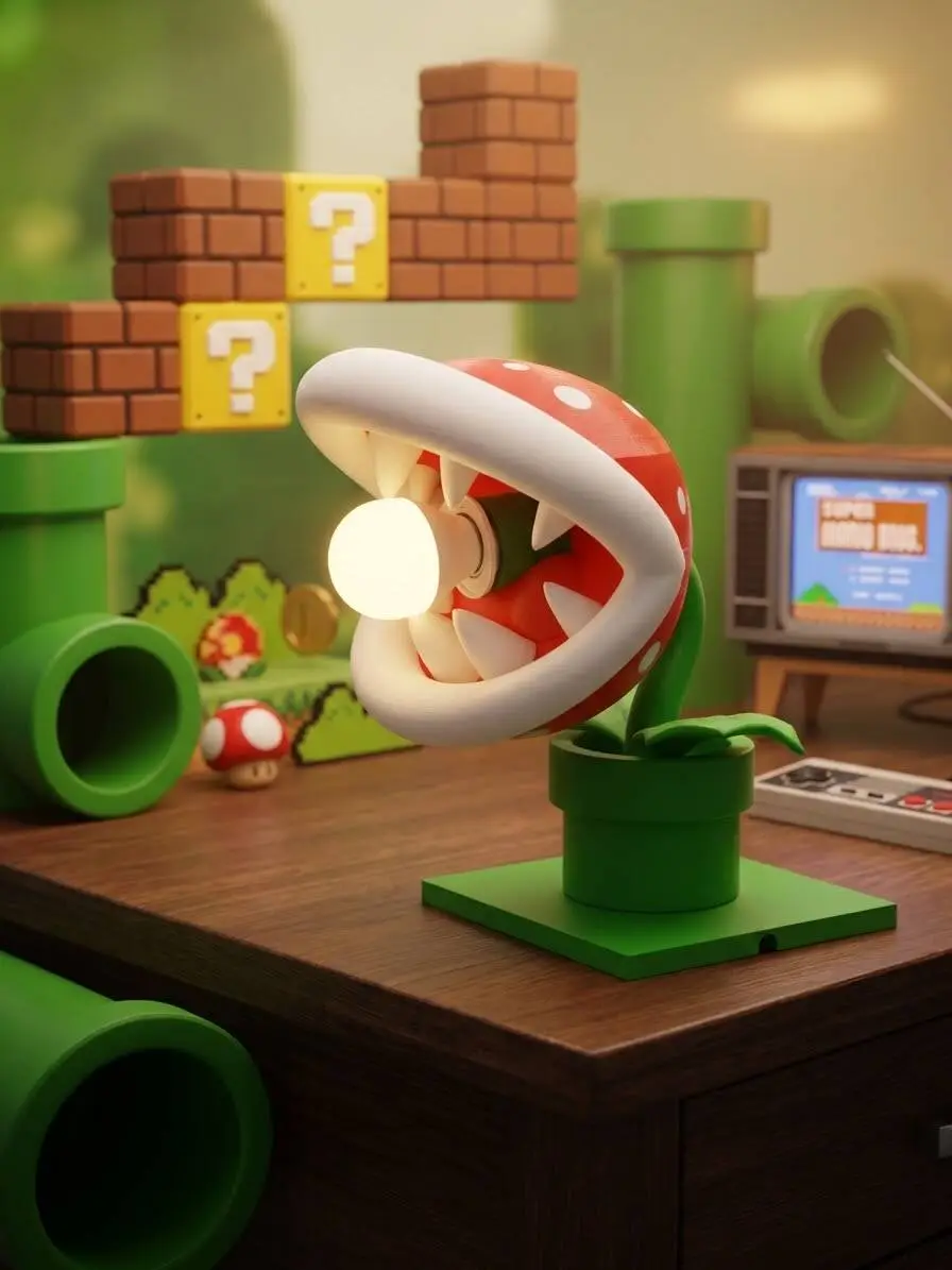 Piranha Plant Lamp (Super Mario) -