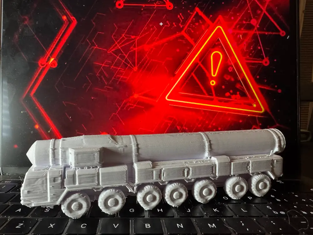 Military Missile Launcher Truck