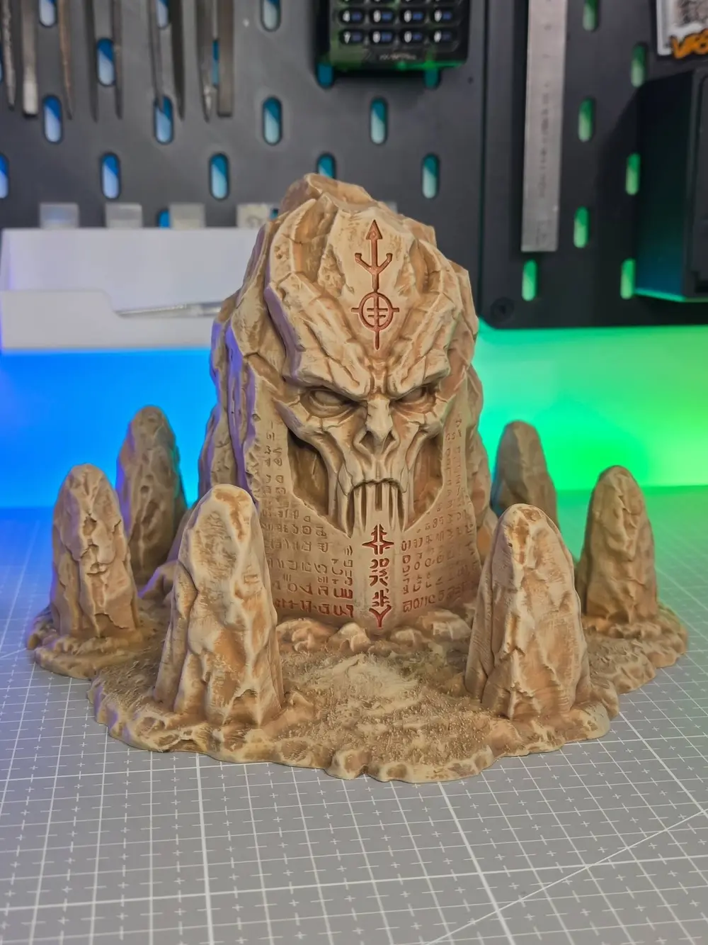 Demonic Stone Idol - Grimdark Wargame Terrain