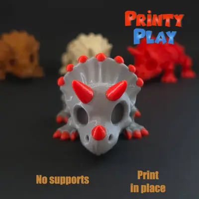 Flexi Triceratops Skeleton
