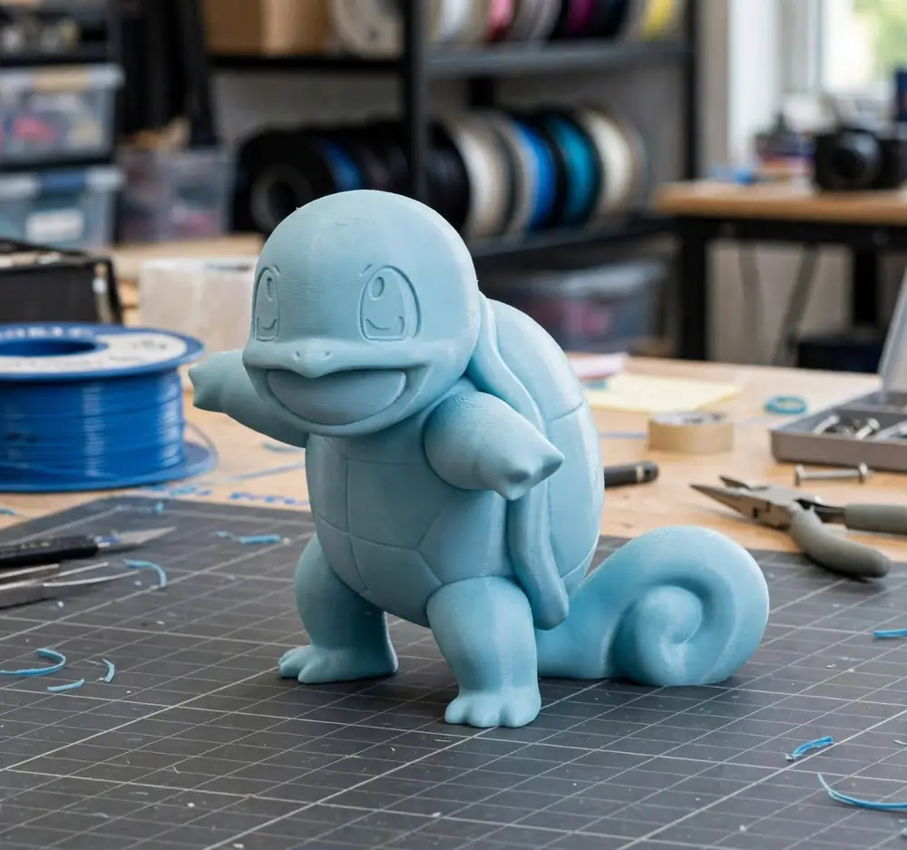Squirtle 3D – Pokémon Figure