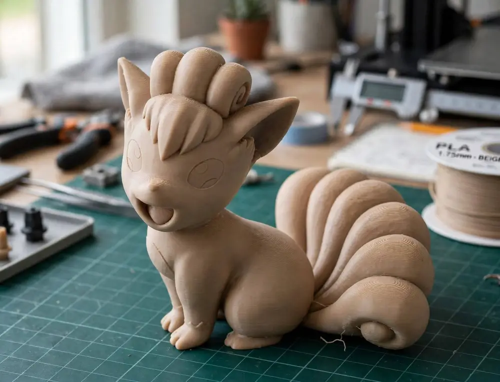 Vulpix 3D – Pokémon Figure
