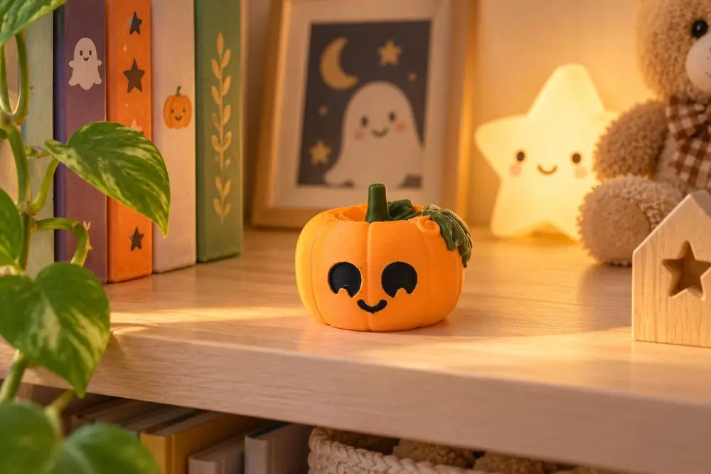 Cute Pumpkin Clicker Fidget Toy