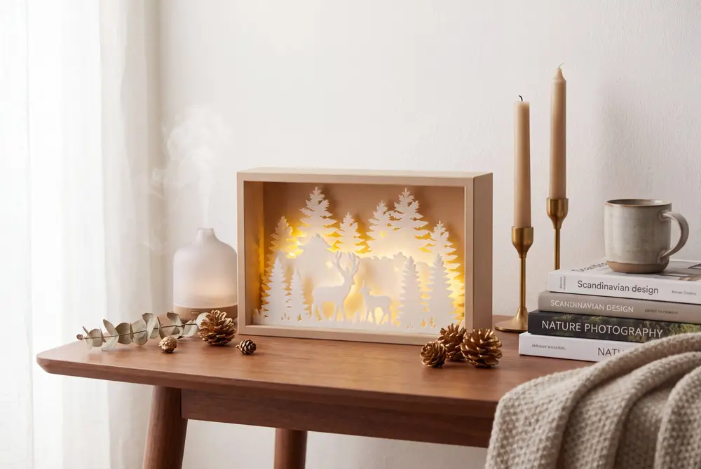 Winter Scene Shadowbox – Illuminable