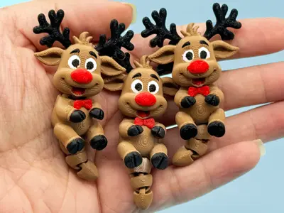 Articulated Rudolph Reindeer