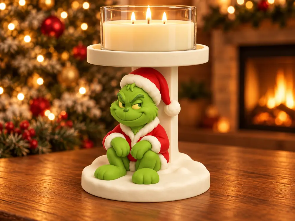 Grinch Candle Stand | Grouch Christmas