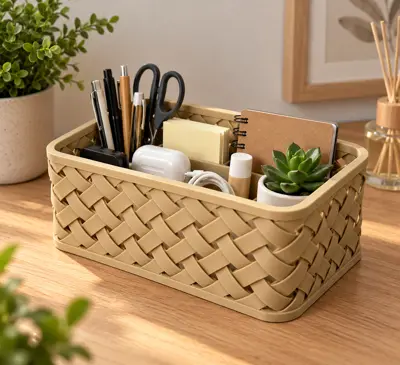 Woven Basket Organizer – Stylish Storage Basket