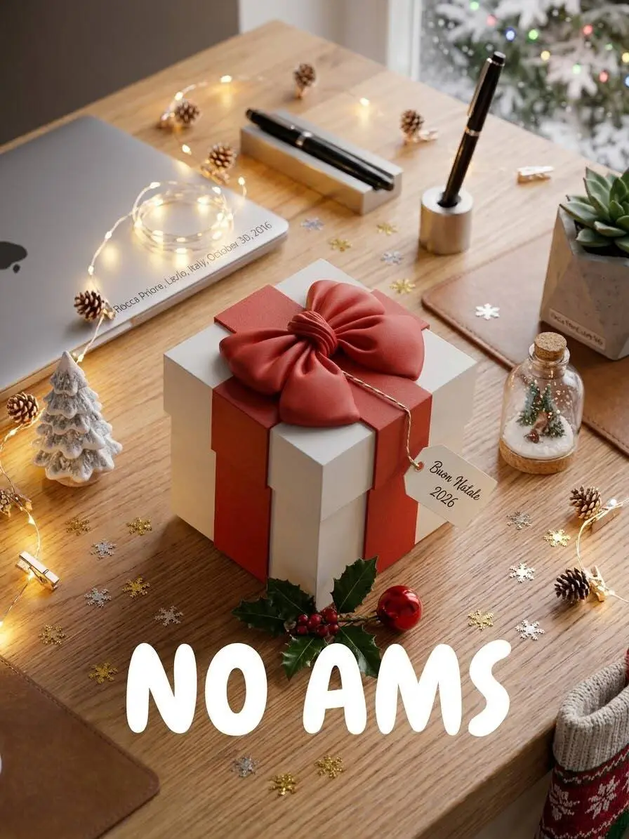 Christmas Gift Box with Bow 🎁 Removable Lid | No AMS Needed