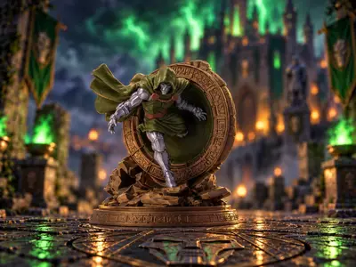 Doctor Doom Portal – Collectible 3D Figurine