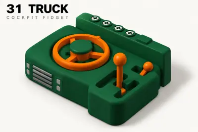 TRUCK COCKPIT FIDGET-31