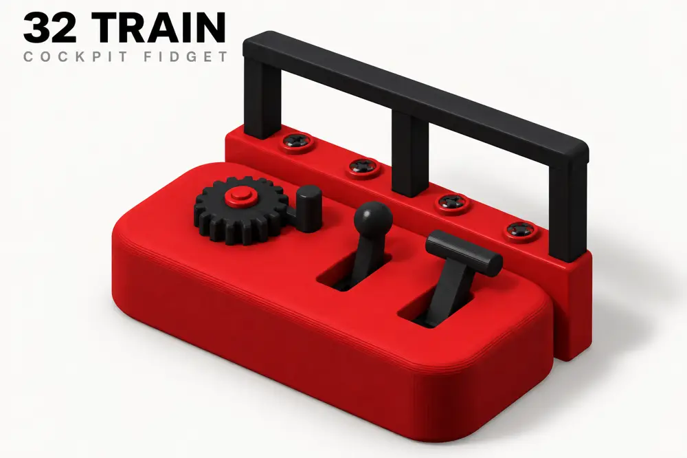 TRAIN COCKPIT FIDGET-32
