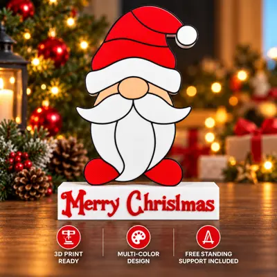Merry Christmas Santa Gnome