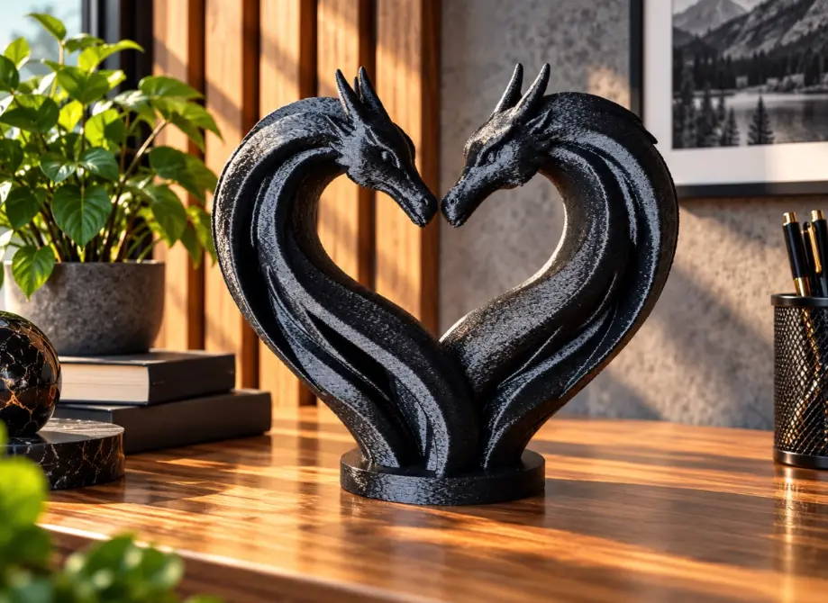 Dragon Heart Sculpture
