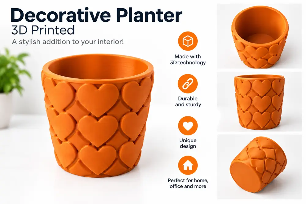 heart vase