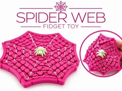 halloween spider net fidget-fidget toy