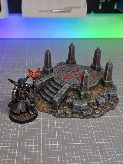 Ritual Stone Circle - Grimdark Wargame Terrain