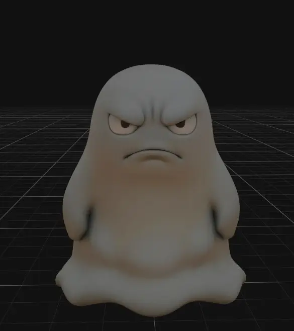 Angry Little Ghost Figurine 3 cm