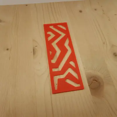 Bookmark ZigZag Pattern