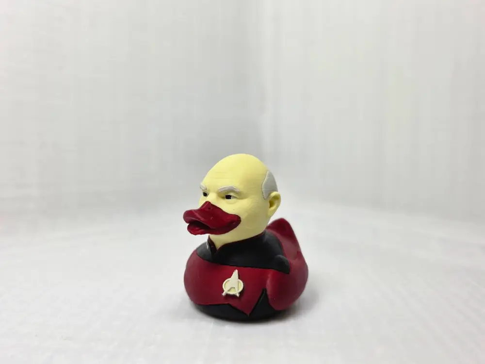 Patrick Stewart inspired Duck, Picard Duck, Cruise Car Duck