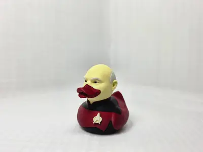 Patrick Stewart inspired Duck, Picard Duck, Cruise Car Duck