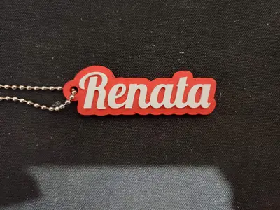 Chaveiro com nome Renata | Keychain name