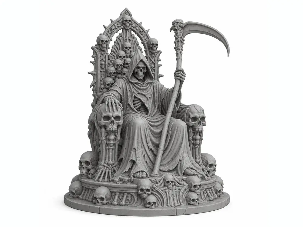 Grim Reaper on Throne