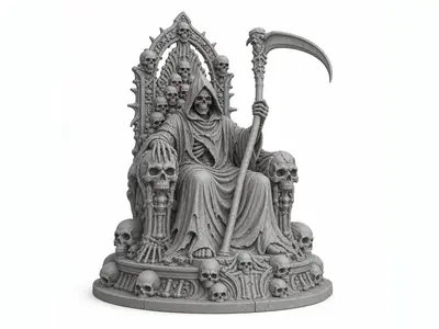 Grim Reaper on Throne