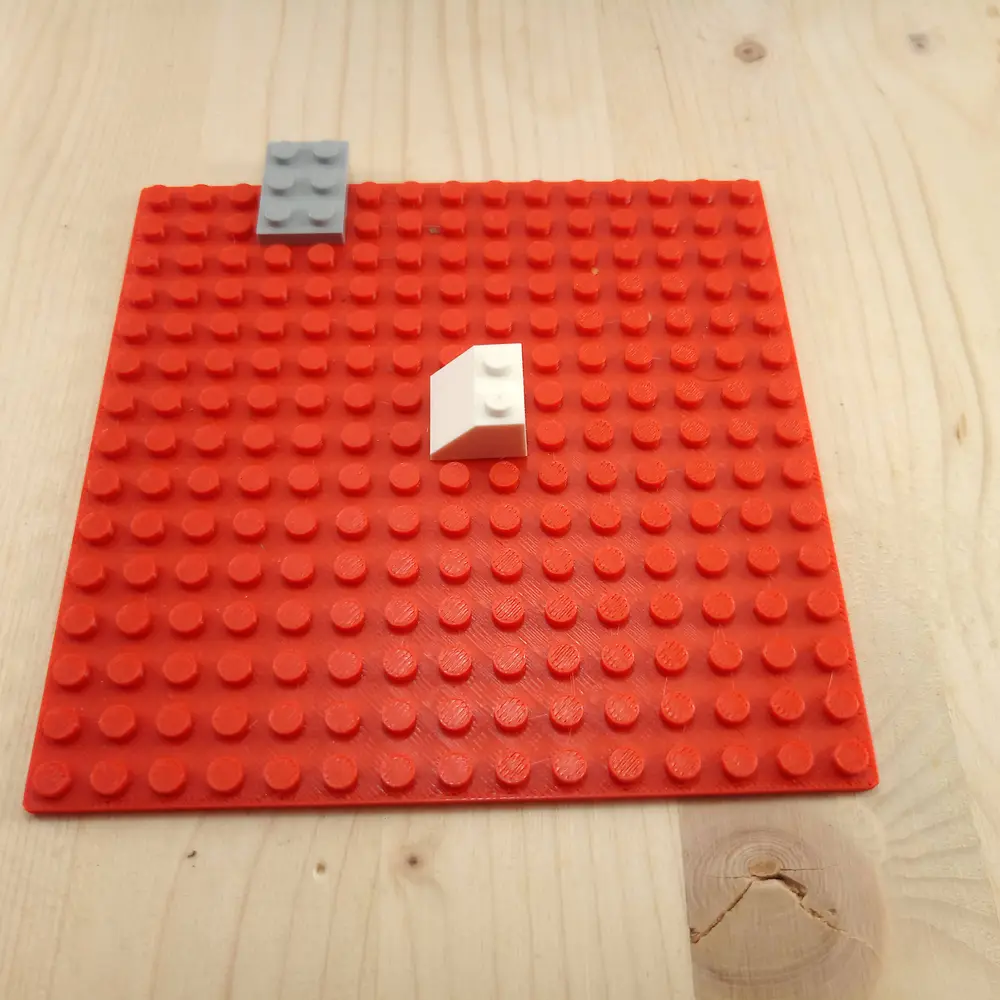 Square Plate 120X120 Building Bricks Compatible