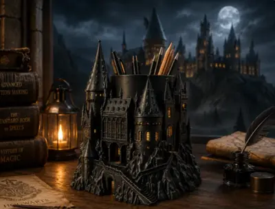 Pen Holder Inspired by Hogwarts