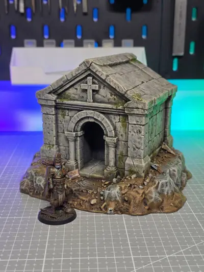 Stone Chapel 02 - Grimdark Wargame Terrain
