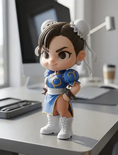 Chun-Li Chibi 3D – Street Fighter Figure